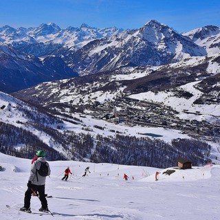 In Piemonte si vaccina sulla neve