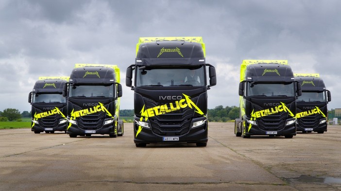 I Metallica sulle strade d’Europa si spostano con Iveco per il nuovo tour M72