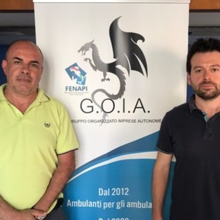 Giancarlo Nardozzi, presidente mazionale del Goia, e Gregory Massa, consulente tecnico direttivo nazionale Goia Fenapi. Il Goia-Fenapi protesta con Ubat e Anval e invita in piazza per domenica 18 settembre anche le famiglie clienti