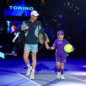 In campo con i grandi campioni del tennis