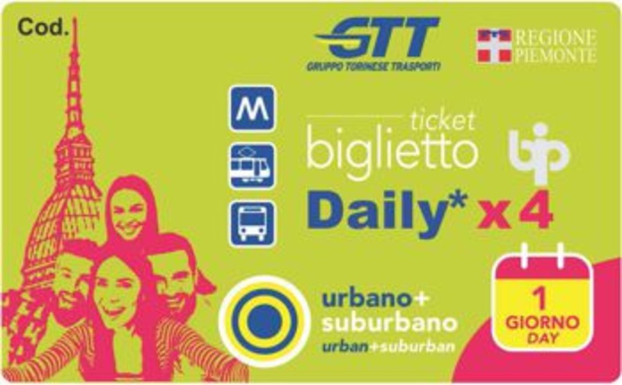 Da ottobre un unico biglietto più economico per spostarsi in gruppo in città. GTT propone la formula “Daily X 4”